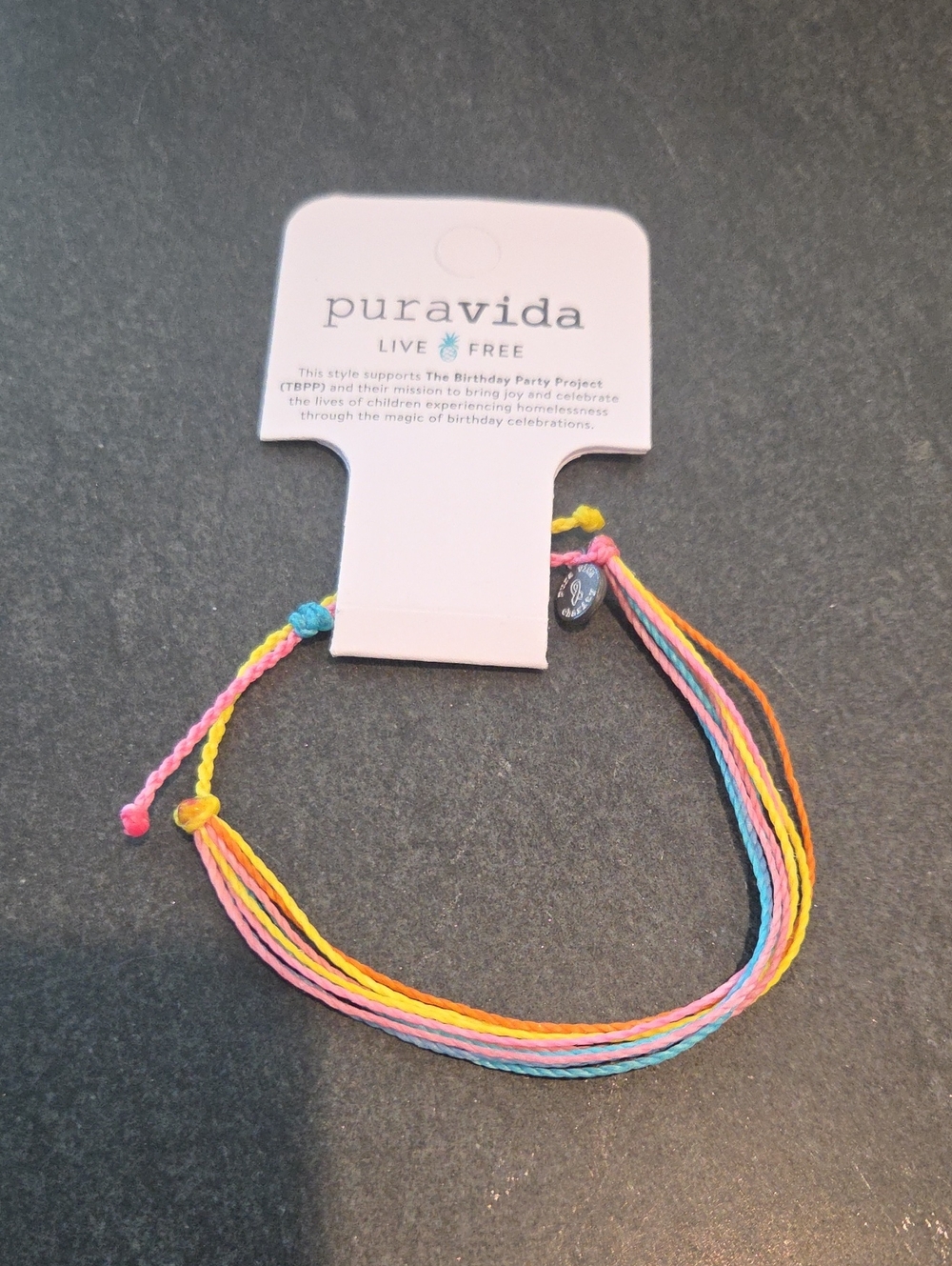 Pura Vida Birthday Project String Bracelet